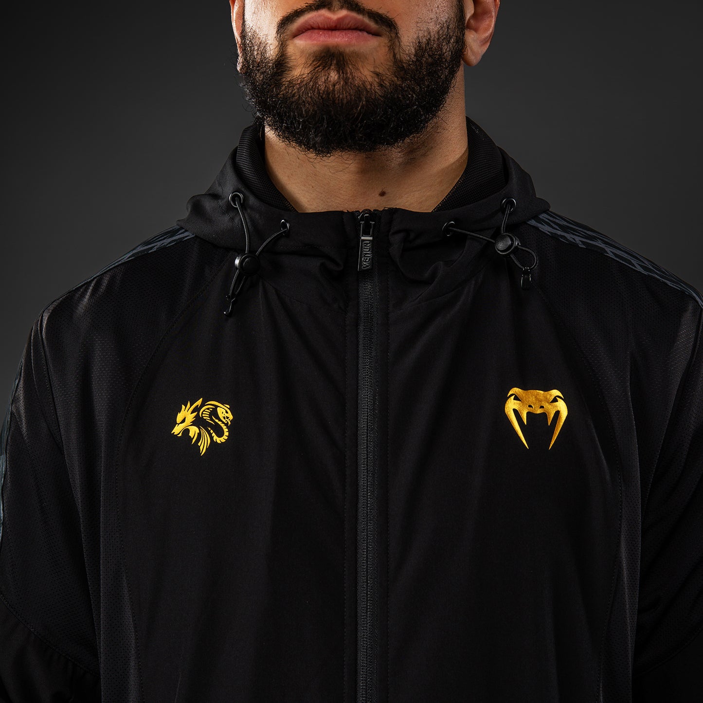 Venum x Chimaev Trainingsjack - Zwart/Grijs