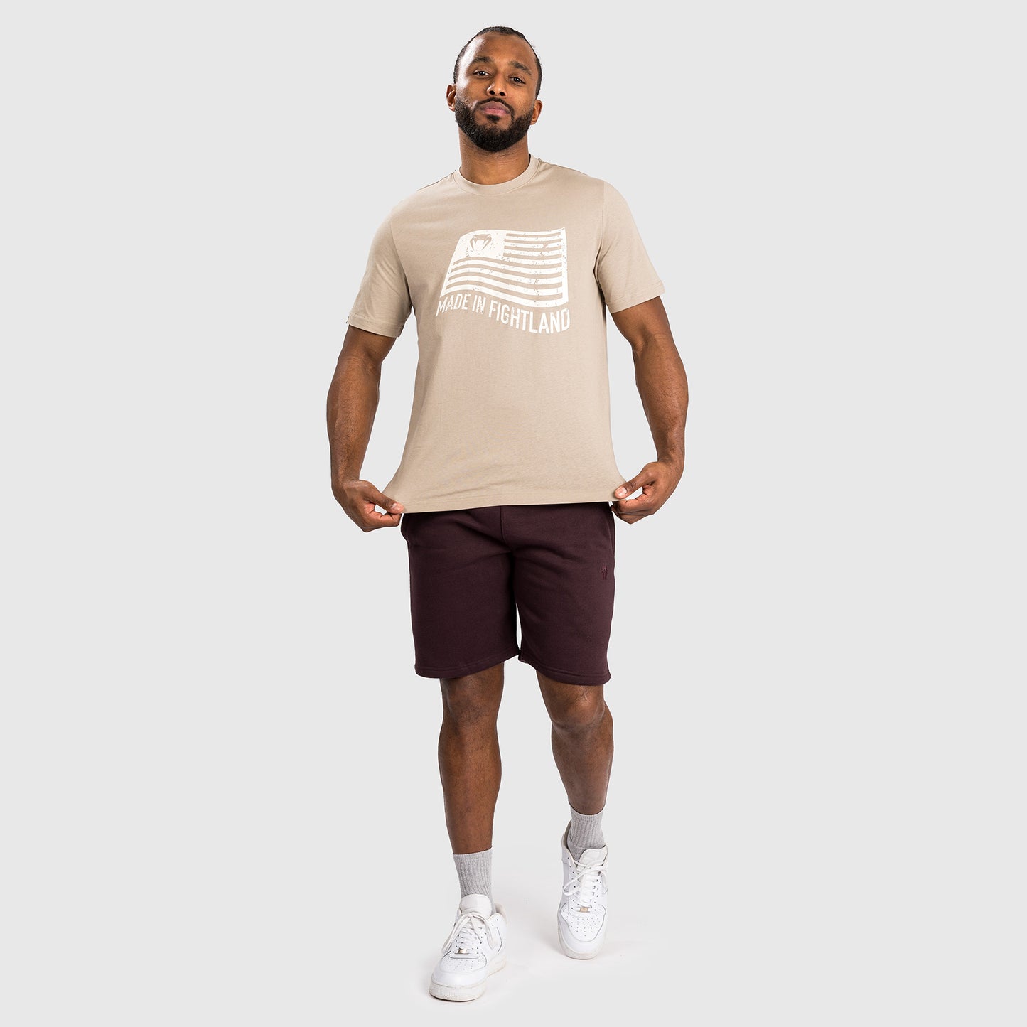 Venum Made in Fightland T-shirt - Zand