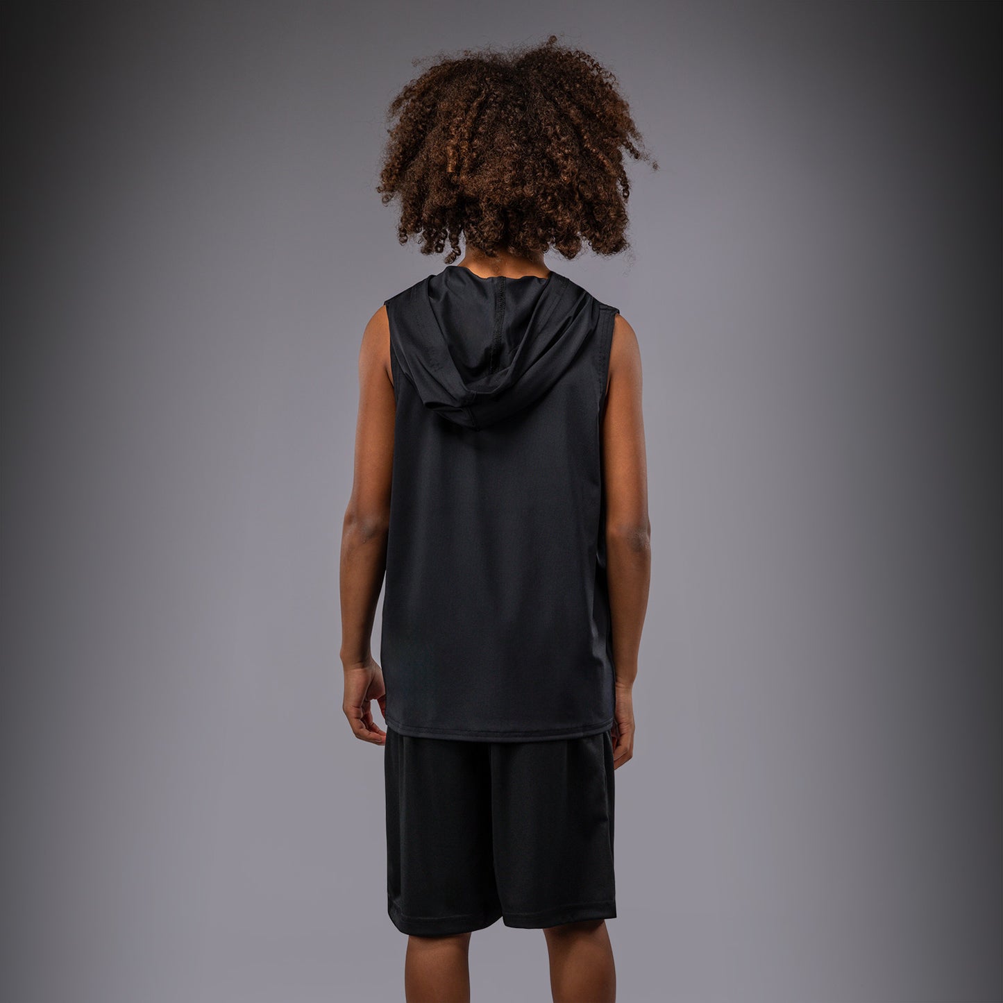 Venum Elite Mouwloos Dry Tech Hoodie voor kinderen - Zwart