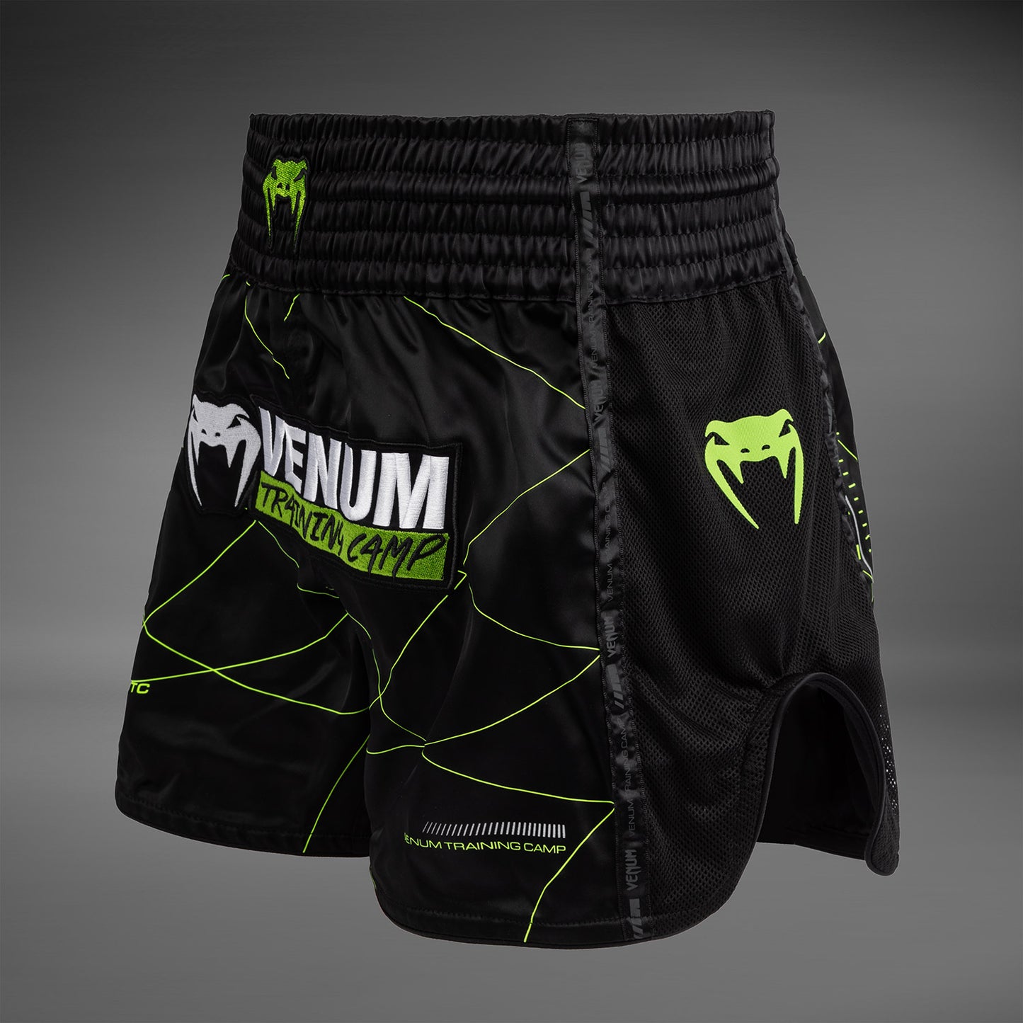 Venum Training Camp 4.0 Muay Thai broek - Zwart/Neon groen