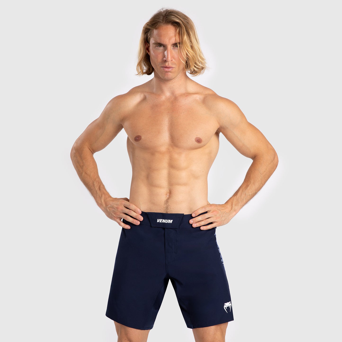 Venum Tempest Heren Vechtshorts - Marineblauw/Blauw