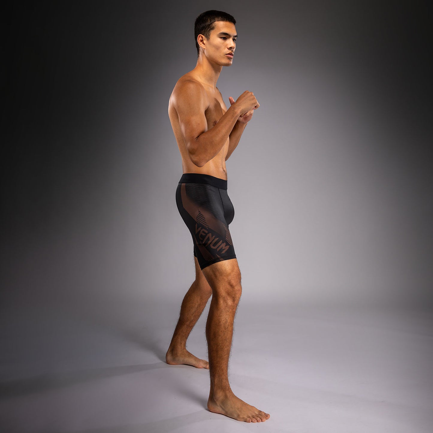 Venum No-Gi 6.0 Compressieshort - Zwart/Bruin