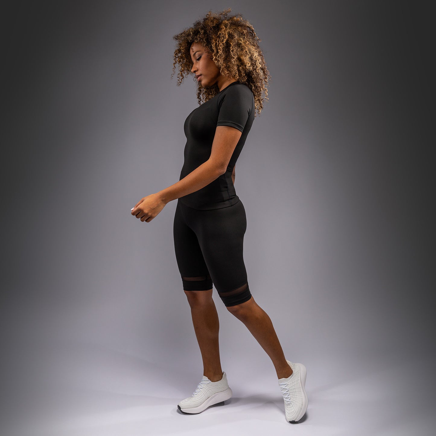 Venum Halo Rashguard met korte mouwen voor dames - Zwart