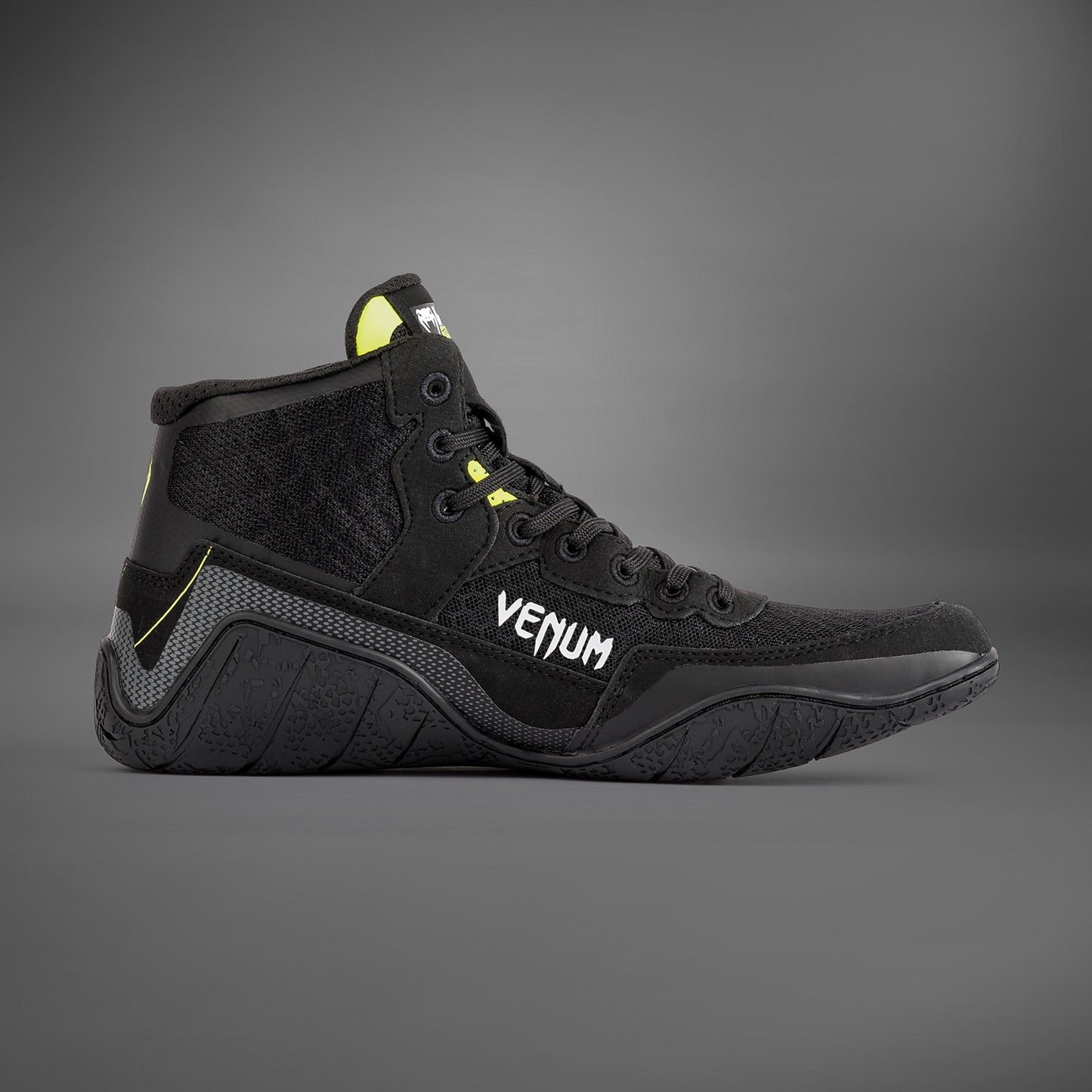 Venum Training Camp 4.0 Elite Worstelschoenen - Zwart/Neon Groen