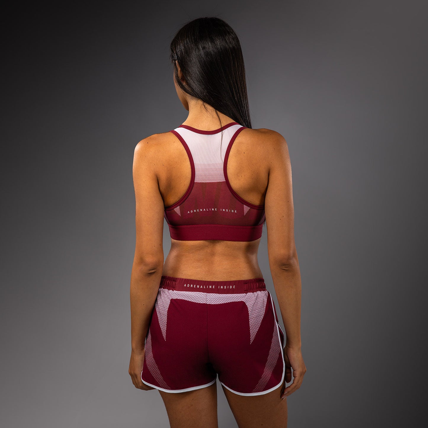 Venum Adrenaline Dames Sportbeha – Bourgondië/Roze