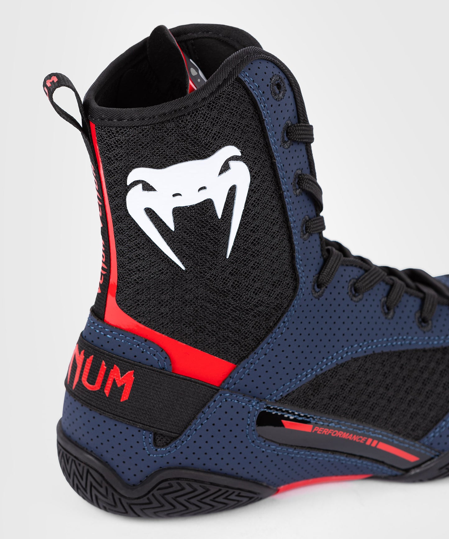 Venum Elite Boksschoenen - Navy/Zwart/Rood