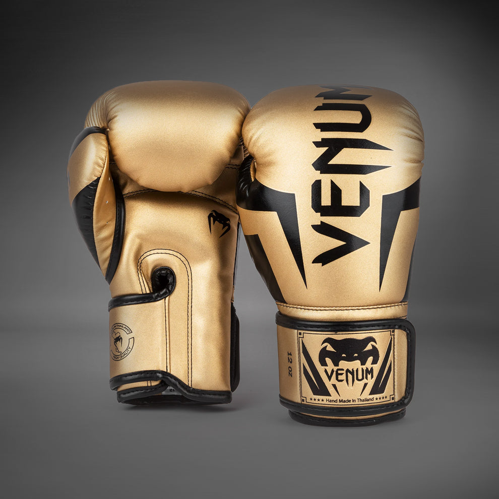 Venum Elite Bokshandschoenen - Goud/Zwart