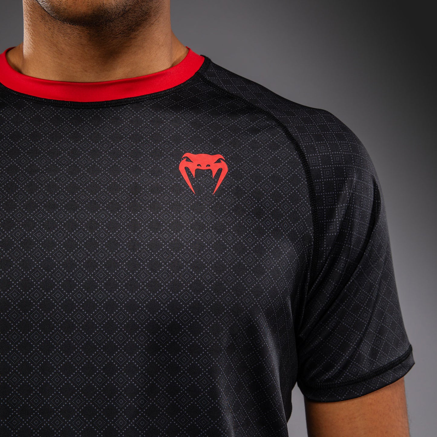 Venum x Roger Gracie Signature Dry Tech T-shirt - Zwart/Rood