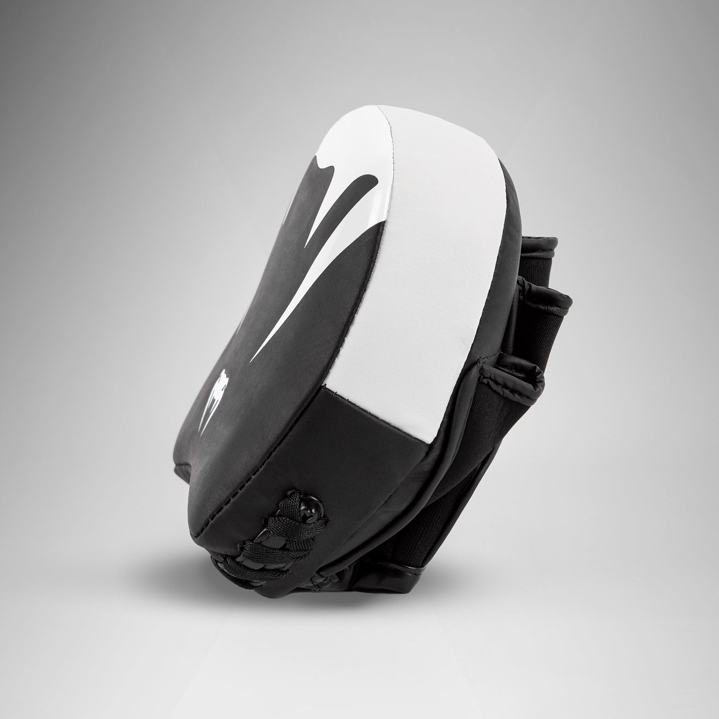 Venum Elite Dikke Coachingswanten Leer Mini (Paar) - Zwart/Wit