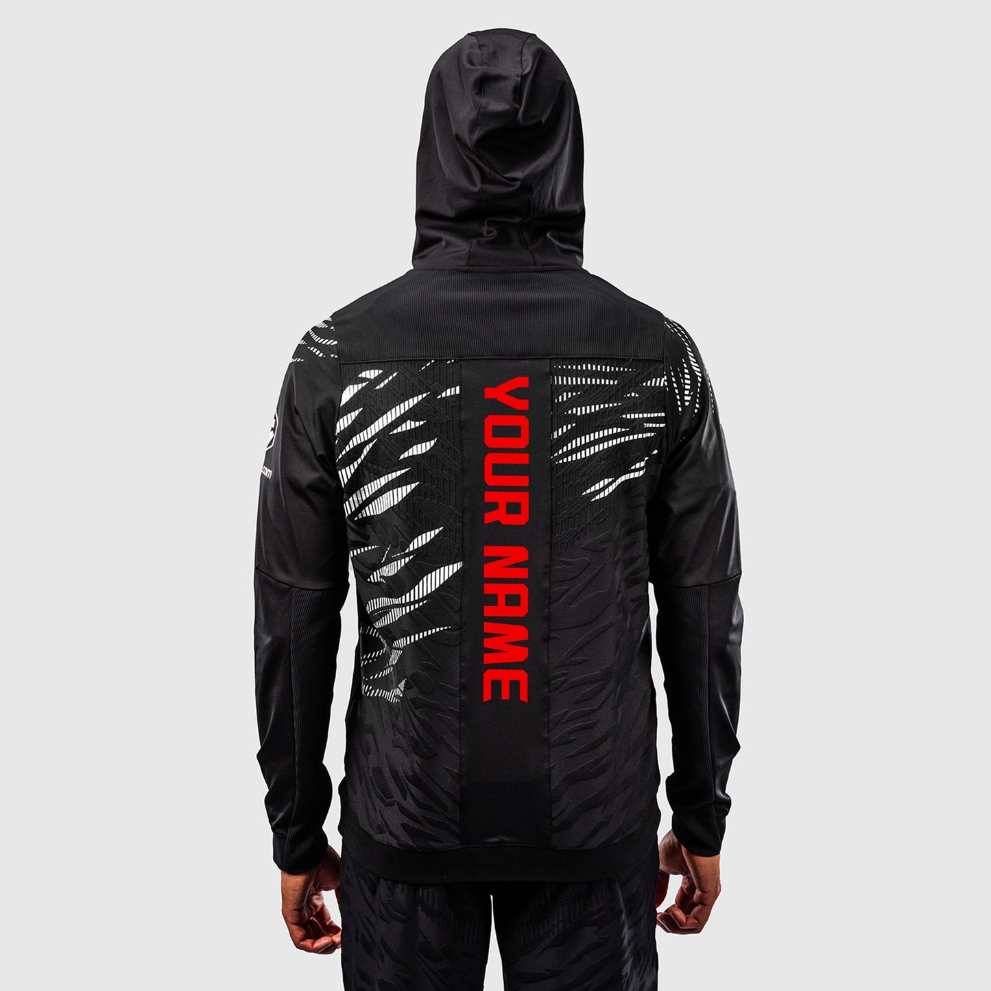 UFC Fusion by Venum Personalized Authentic Fight Night Hoodie voor Heren - Zwart