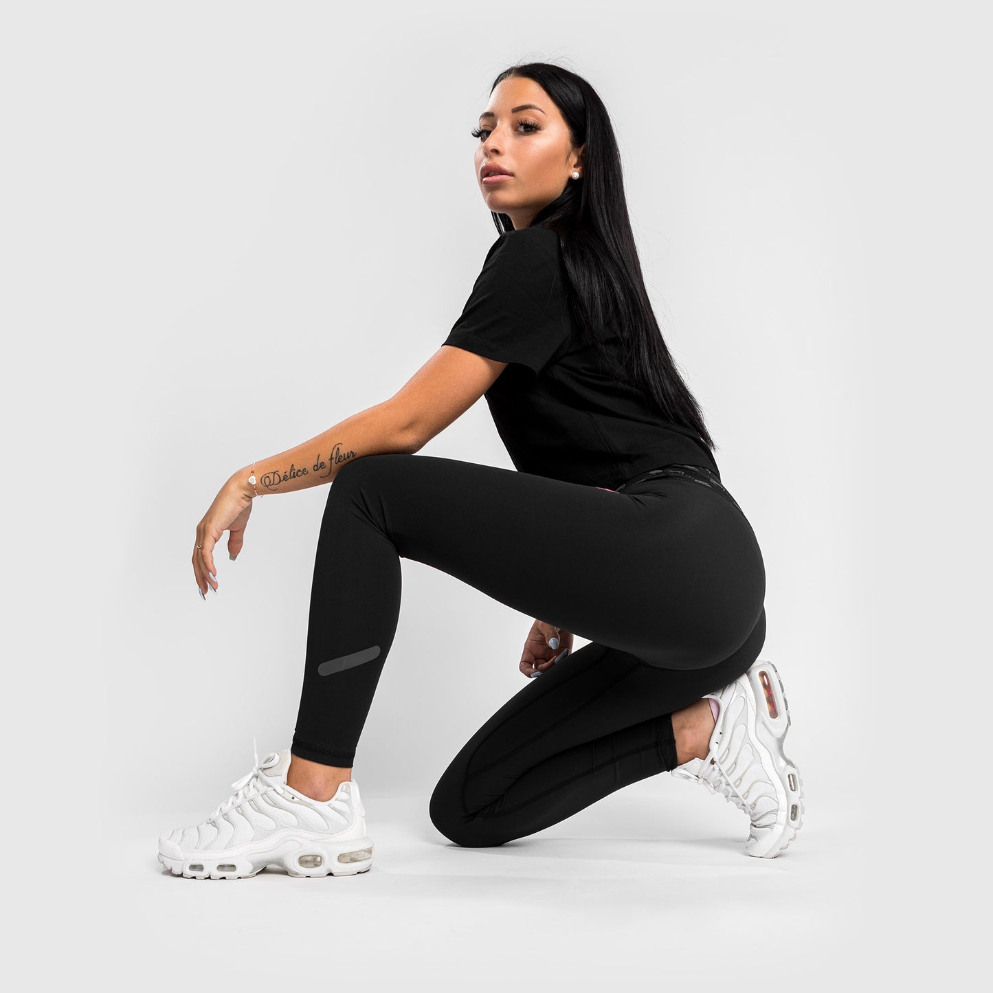 Venum Monogram Legging 7/8 - Zwart/Roze Goud