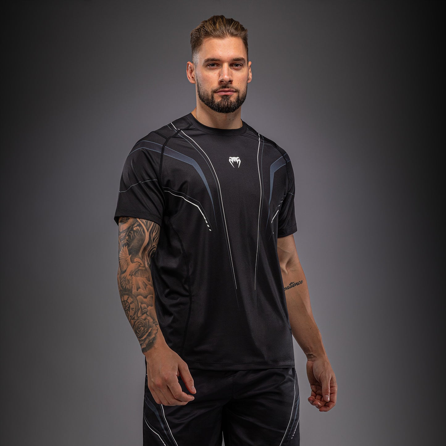Venum Streamline Dry Tech T-shirt – Zwart/Wit