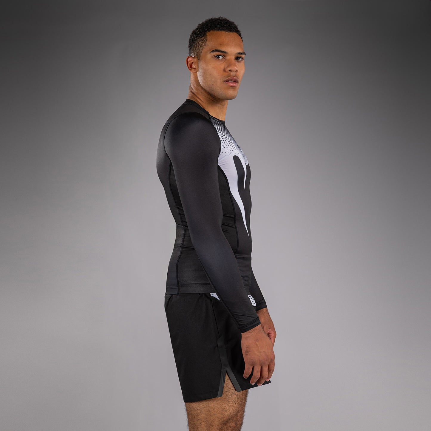 Venum No Gi Rashguards - Zwart/Wit