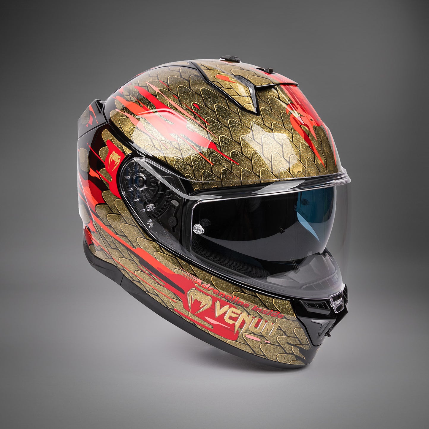 Venum x Shark SKWAL i3 Motorhelm - Rood/Goud
