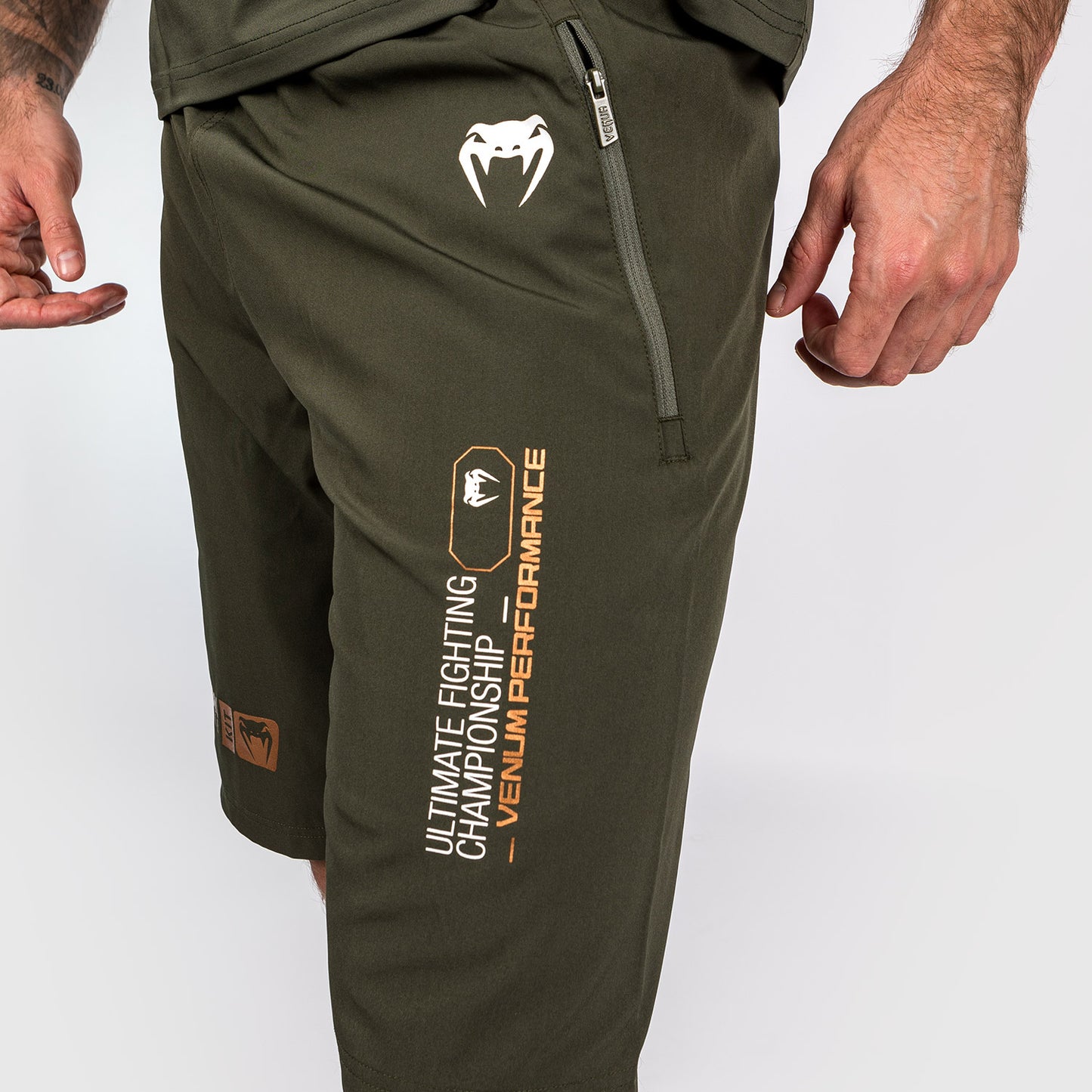 UFC Adrenaline by Venum Fight Week Performance Herenshort - Khaki/Brons