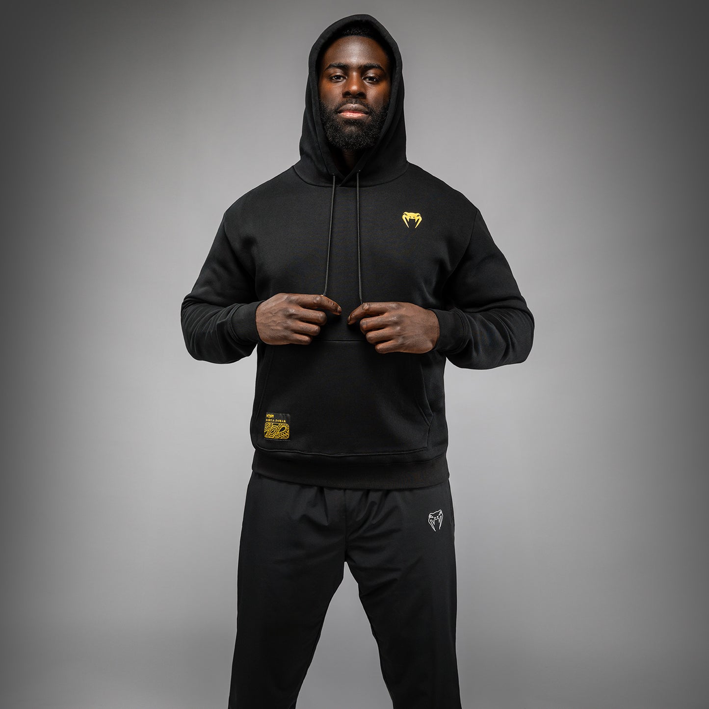 Venum Serpenti Hoodie – Zwart/Zilver/Goud