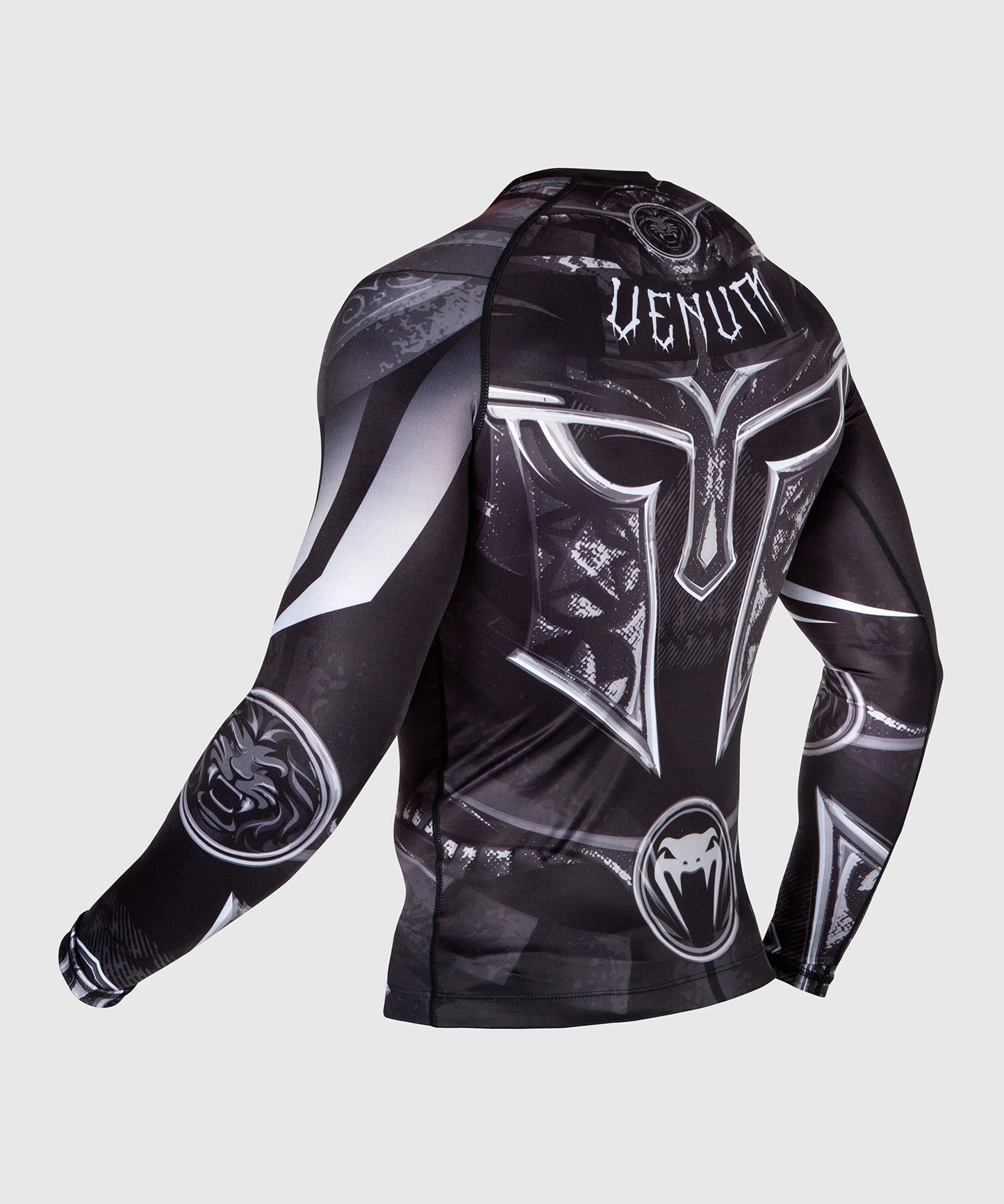 Venum Gladiator 3.0 Rashguard - lange mouwen - zwart/wit