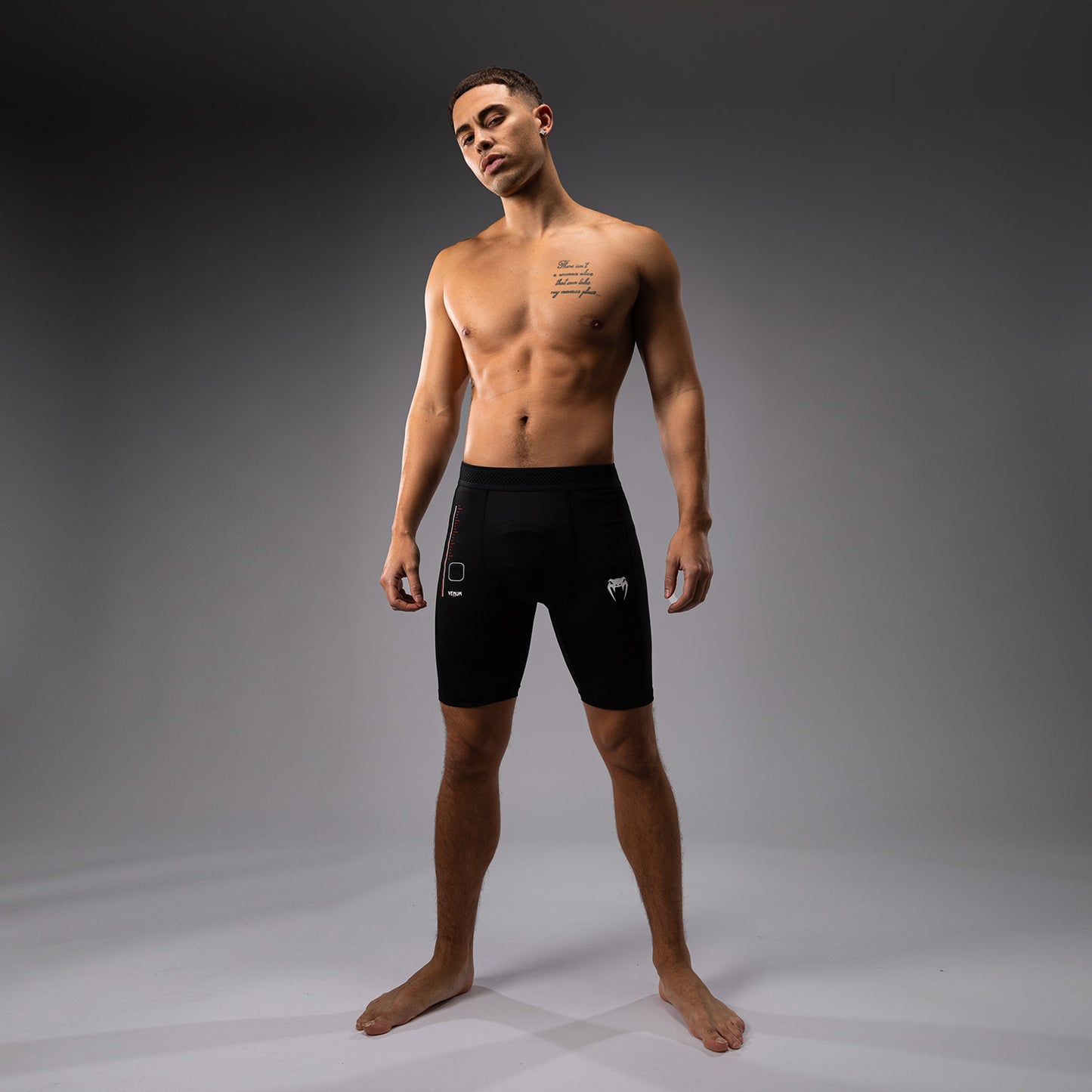 Venum Tactical XT Vale Tudo Korte Broek - Zwart/Vuurrood