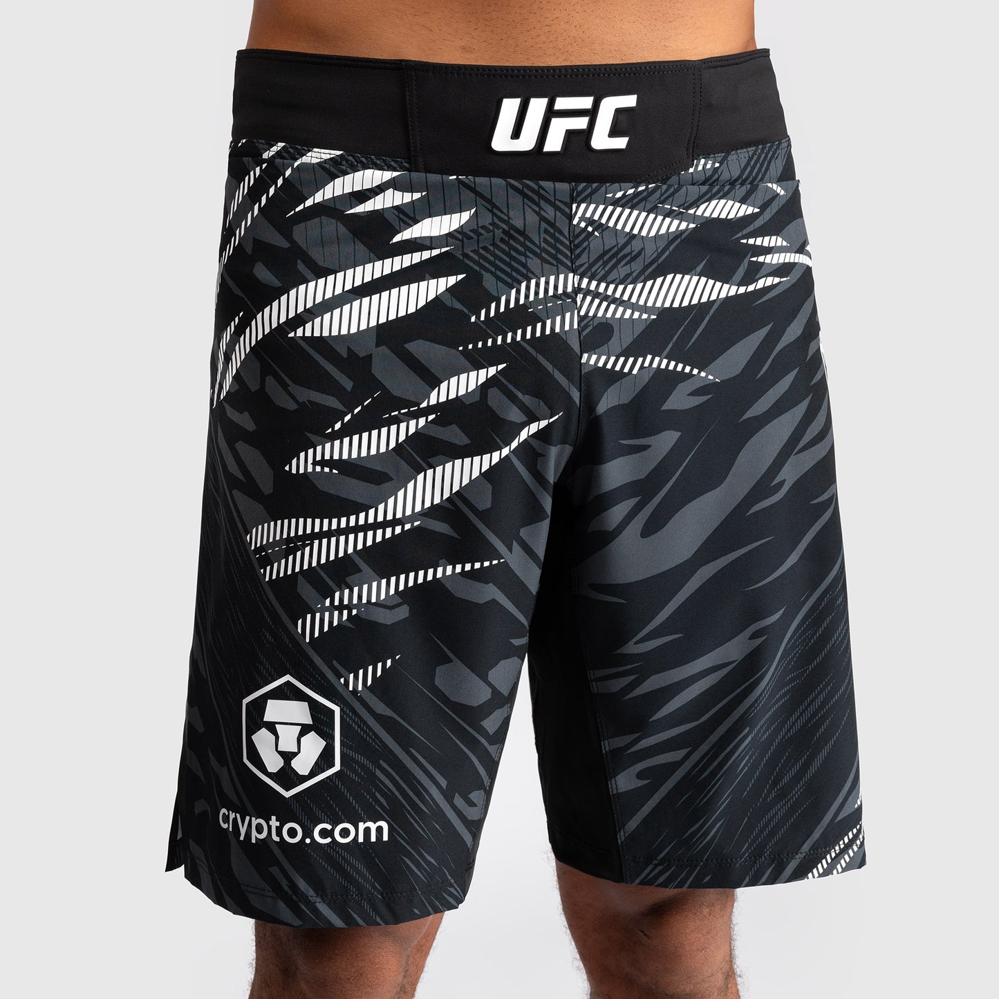 UFC Fusion by Venum Personalized Authentic Fight Night Fight Shorts voor Heren - Lang Fit - Zwart