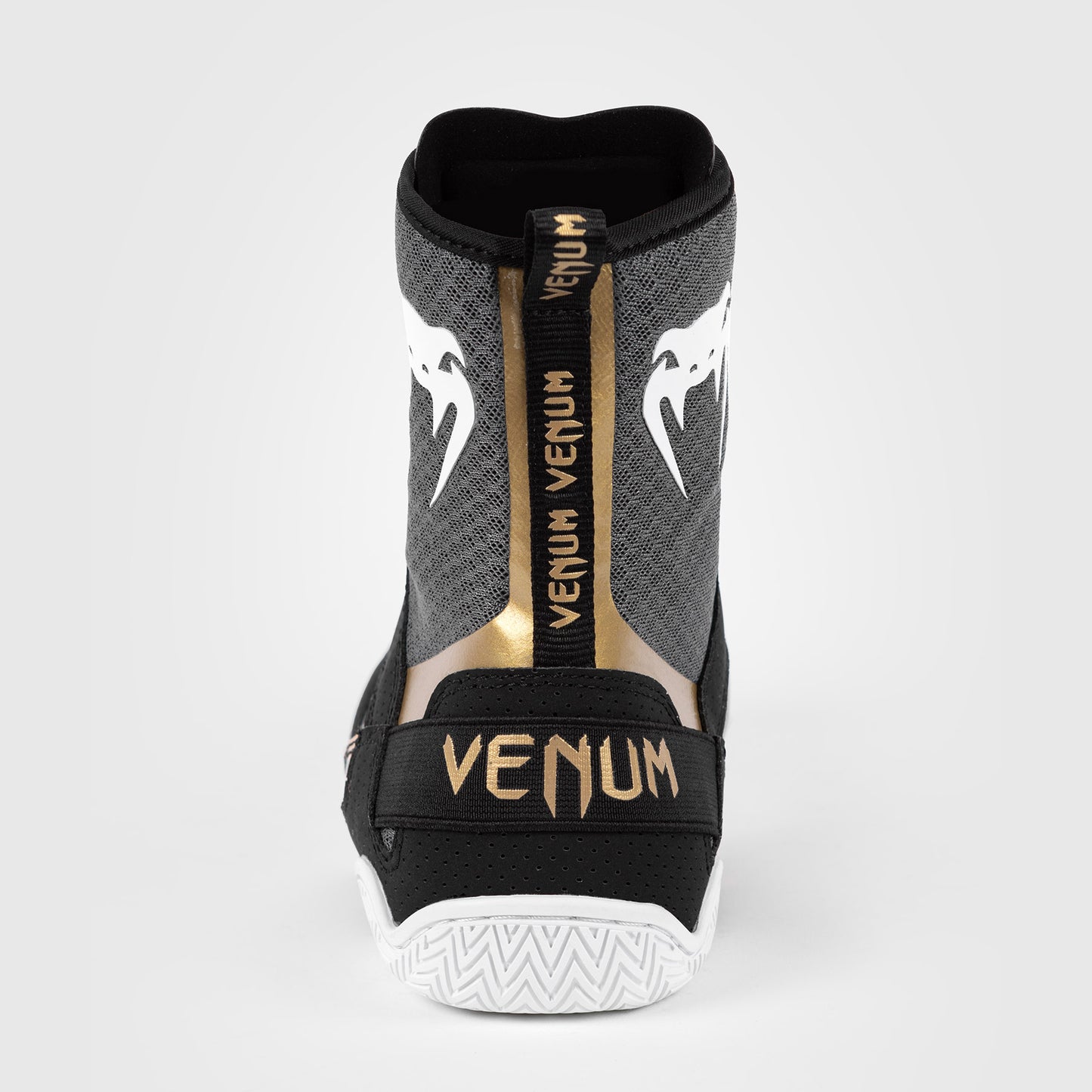 Venum Elite Boksschoenen - Zwart/Wit/Goud