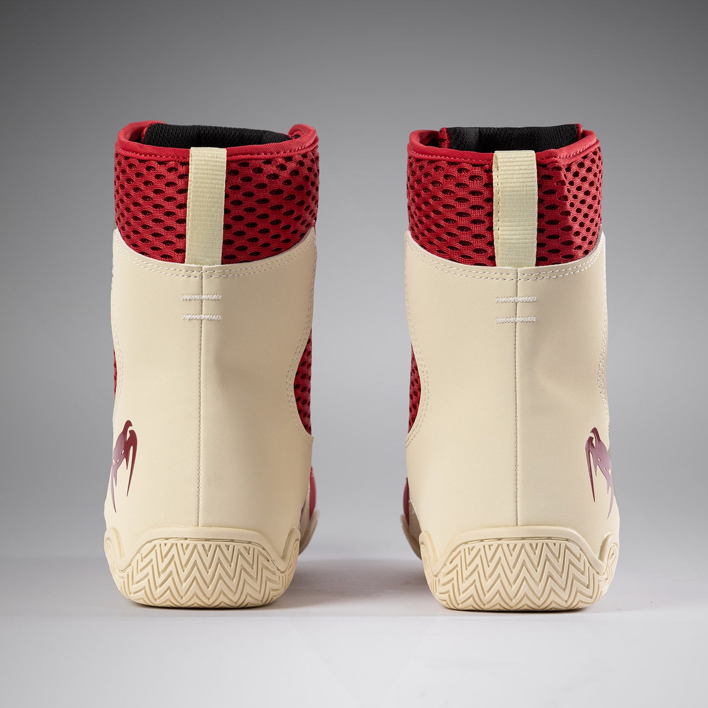 Venum Contender Boksschoenen - Robijnrood/Ivoor