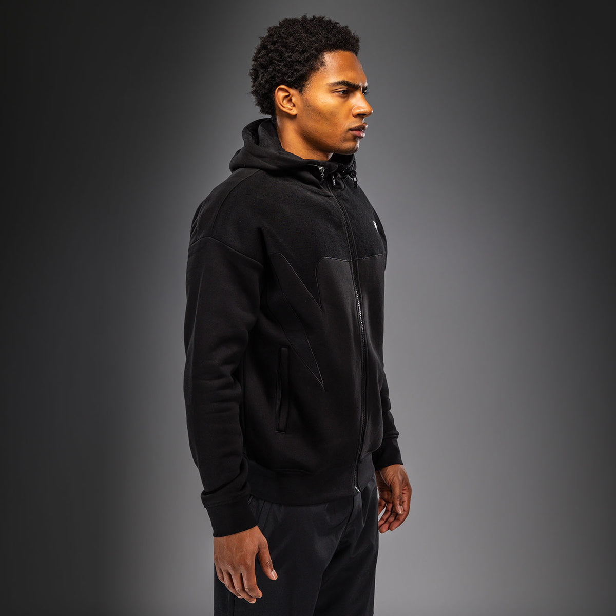 Venum Attack Fleece & Weave Trainingsjack - Zwart