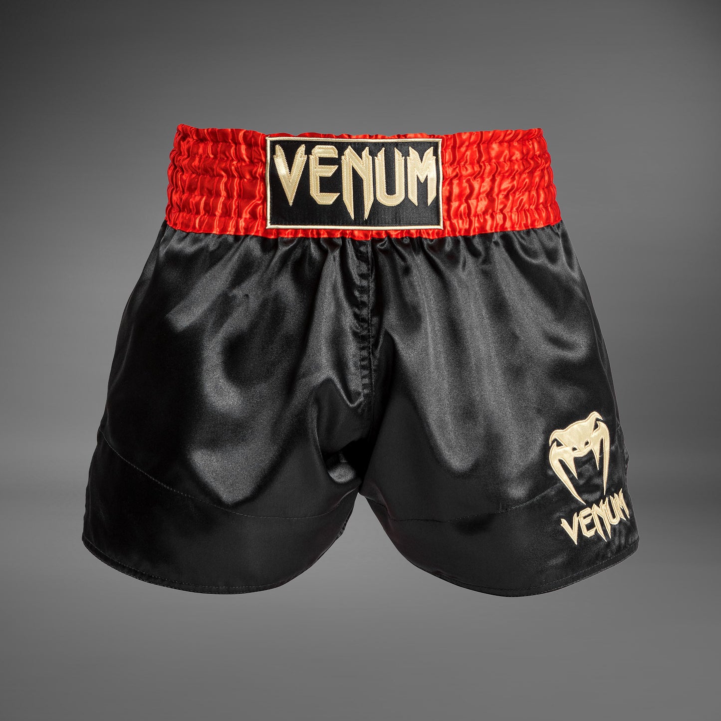 Venum Classic Muay Thai Kort Rood/Zwart/Goud