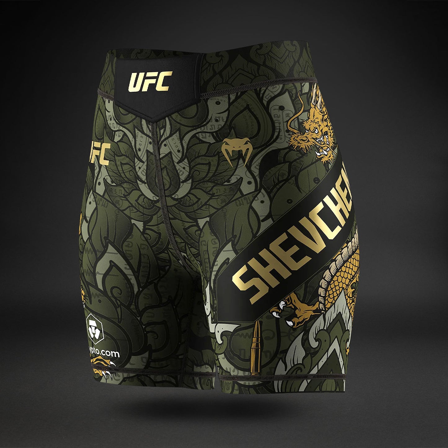 UFC Unrivaled by Venum Valentina Shevchenko Vrouwen Vale Tudo Short - Groen