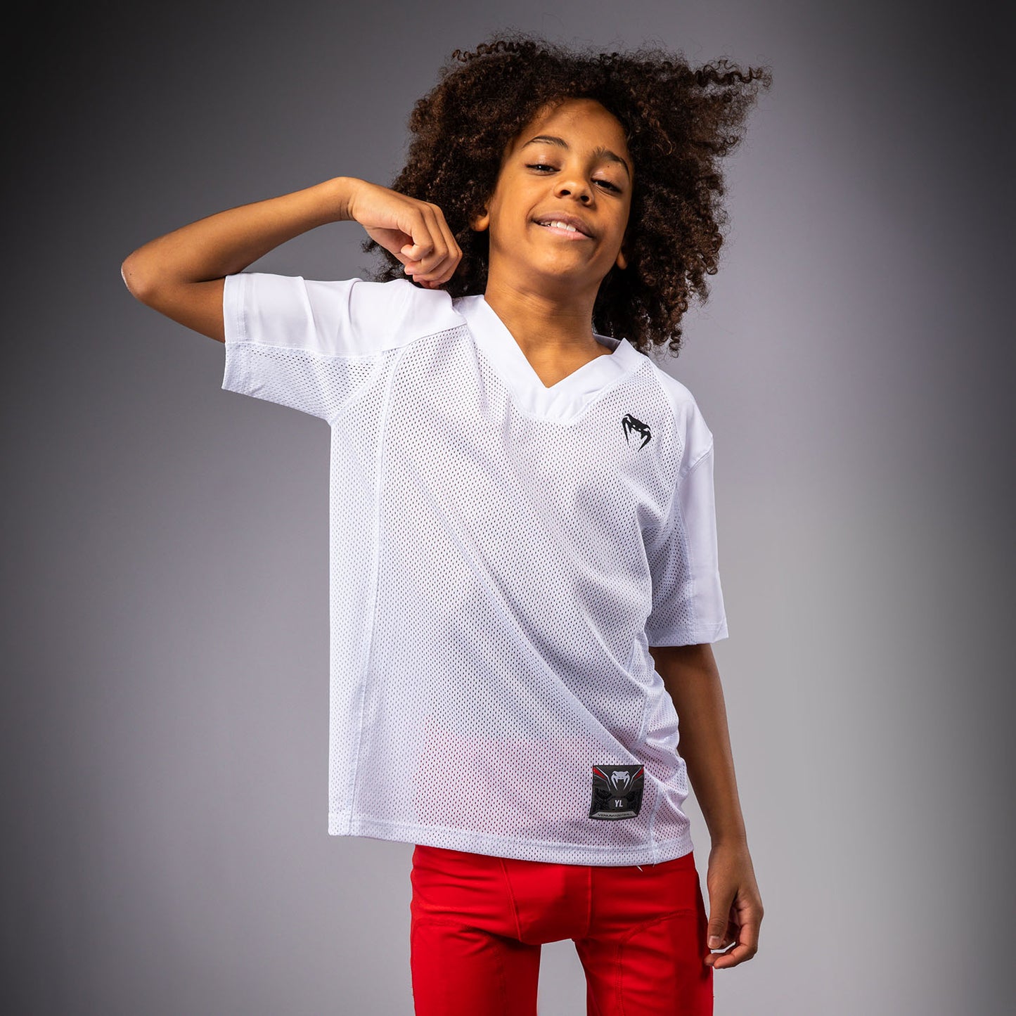 Venum Elite Football Voetbalshirt met korte mouwen voor kinderen - Wit