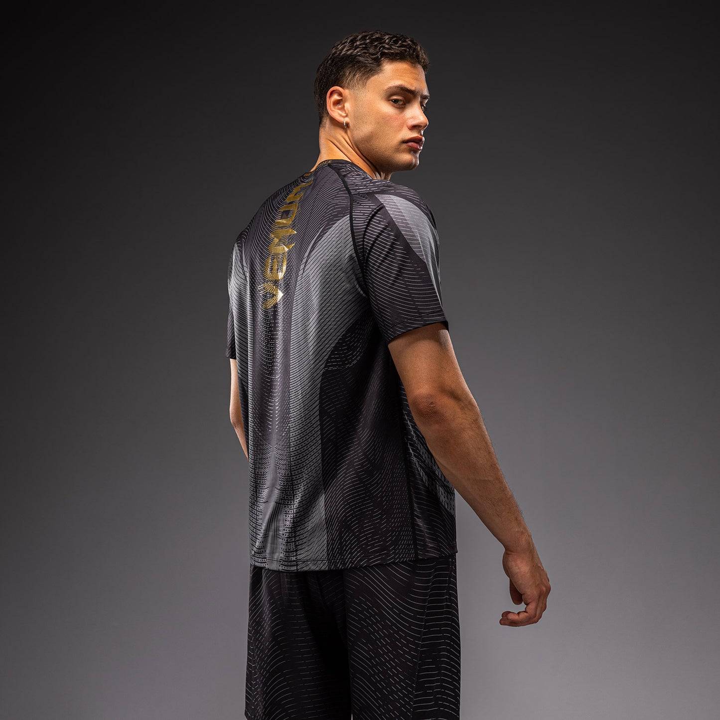 Venum Galactic 3.0 Dry Tech T-shirt - Zwart/Goud