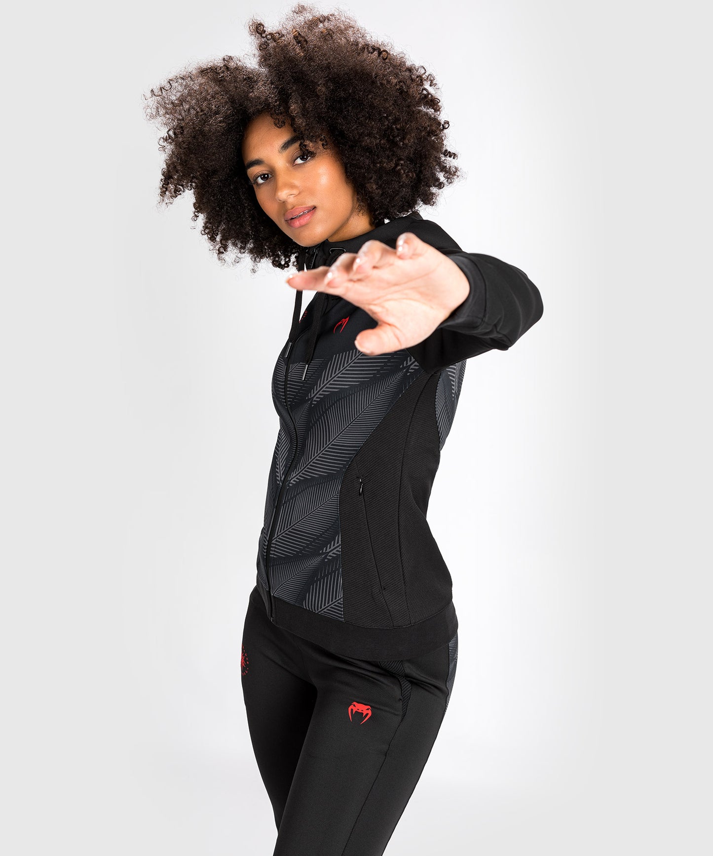 Venum Phantom sweatshirt met capuchon - Voor vrouwen - zwart/rood