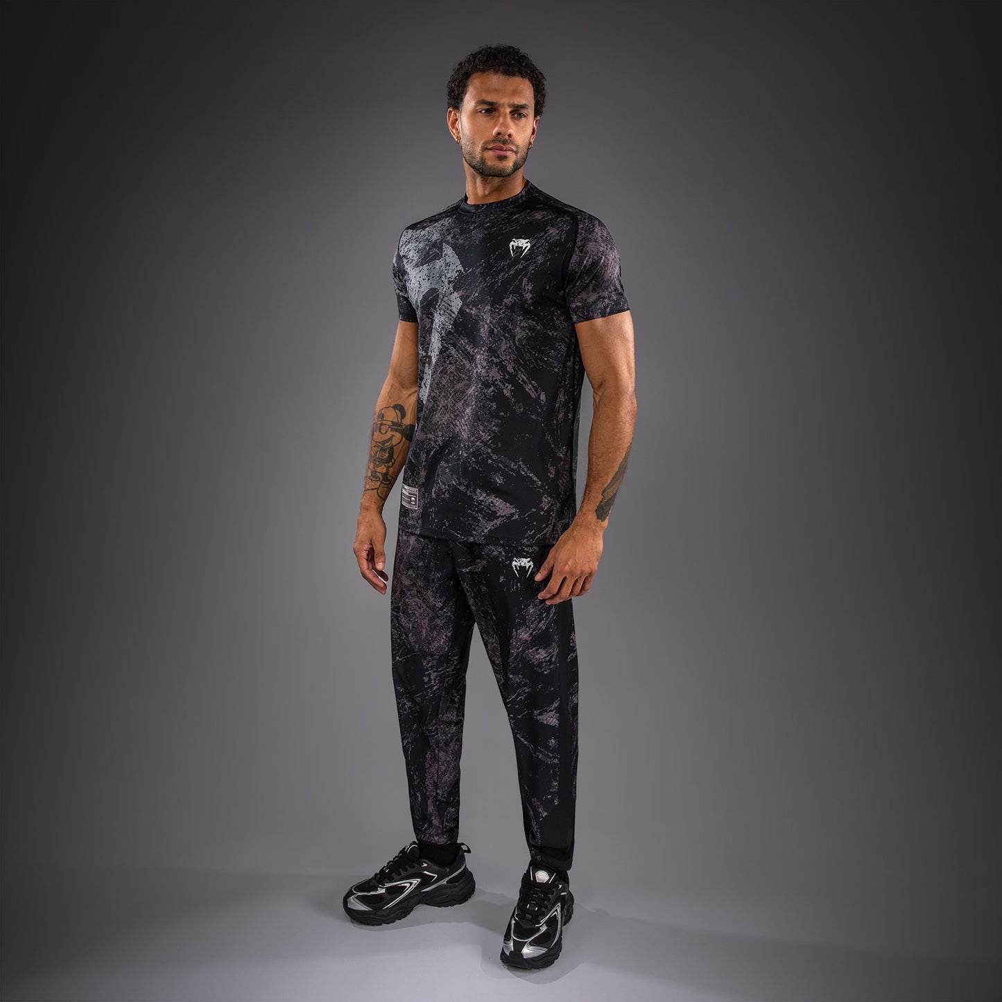 Venum Rage & Workout Dry Tech T-shirt - Zwart/Grijs