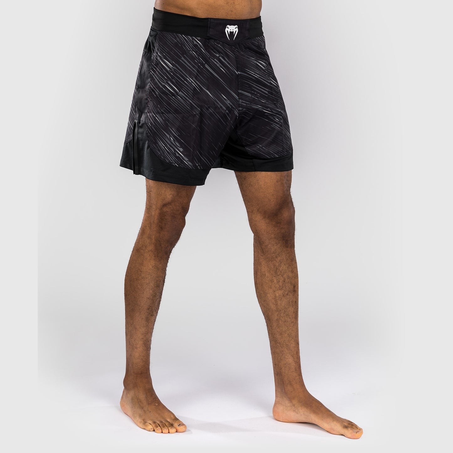Venum Rapid Fight Shorts - Zwart/Stormgrijs