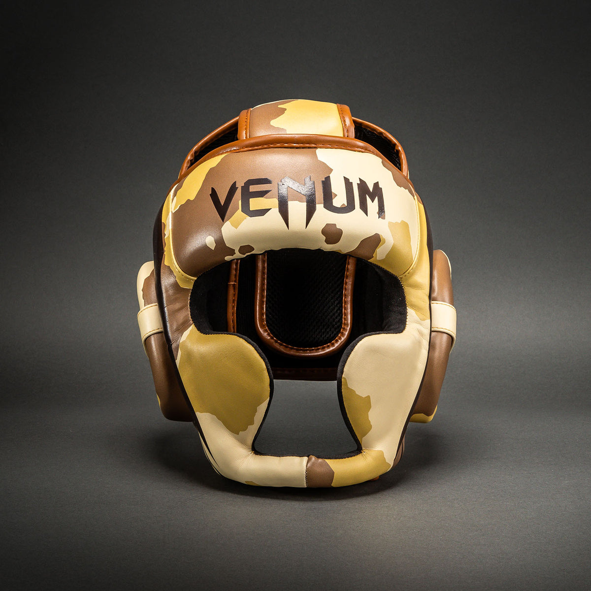 Venum Elite Camo Hoofdbeschermer – Lichtbeige/Bruin