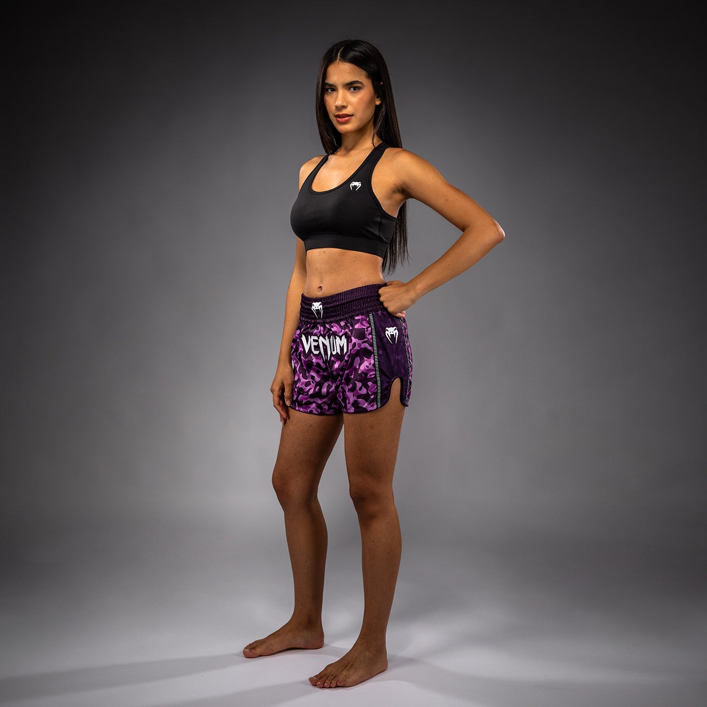Venum Iris Muay Thai Shorts - Pruim/Roze