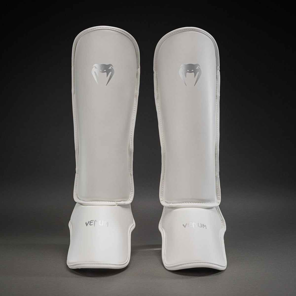 Venum Contender 1.5 Scheenbeschermers - Wit/Zilver