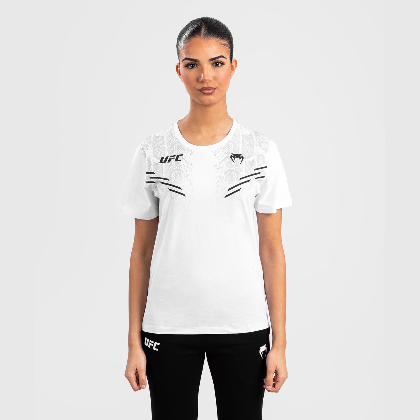 UFC Adrenaline by Venum Replica Dames-T-shirt met korte mouwen - Wit