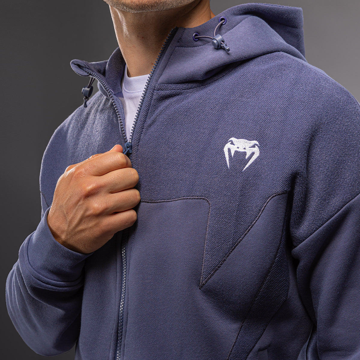 Venum Attack Fleece & Weave Trainingsjack - Blauw