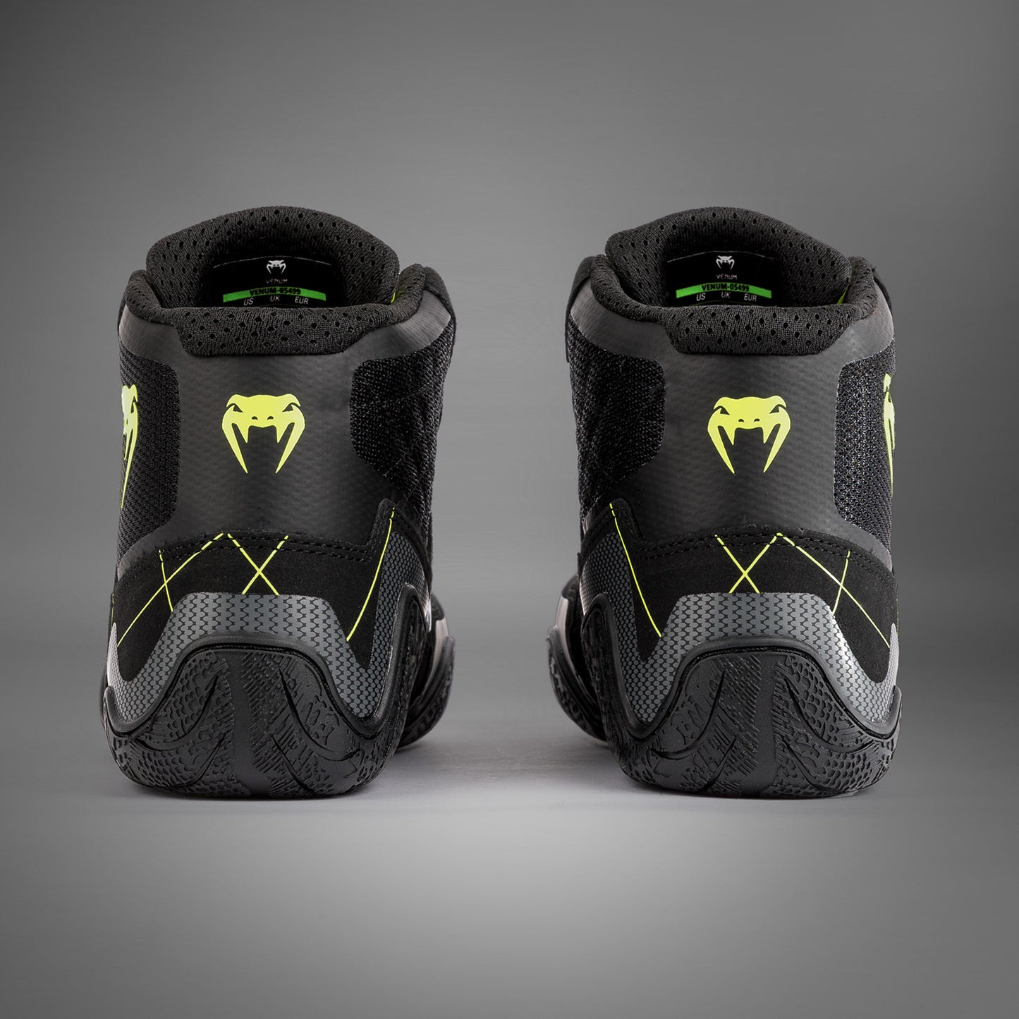 Venum Training Camp 4.0 Elite Worstelschoenen - Zwart/Neon Groen