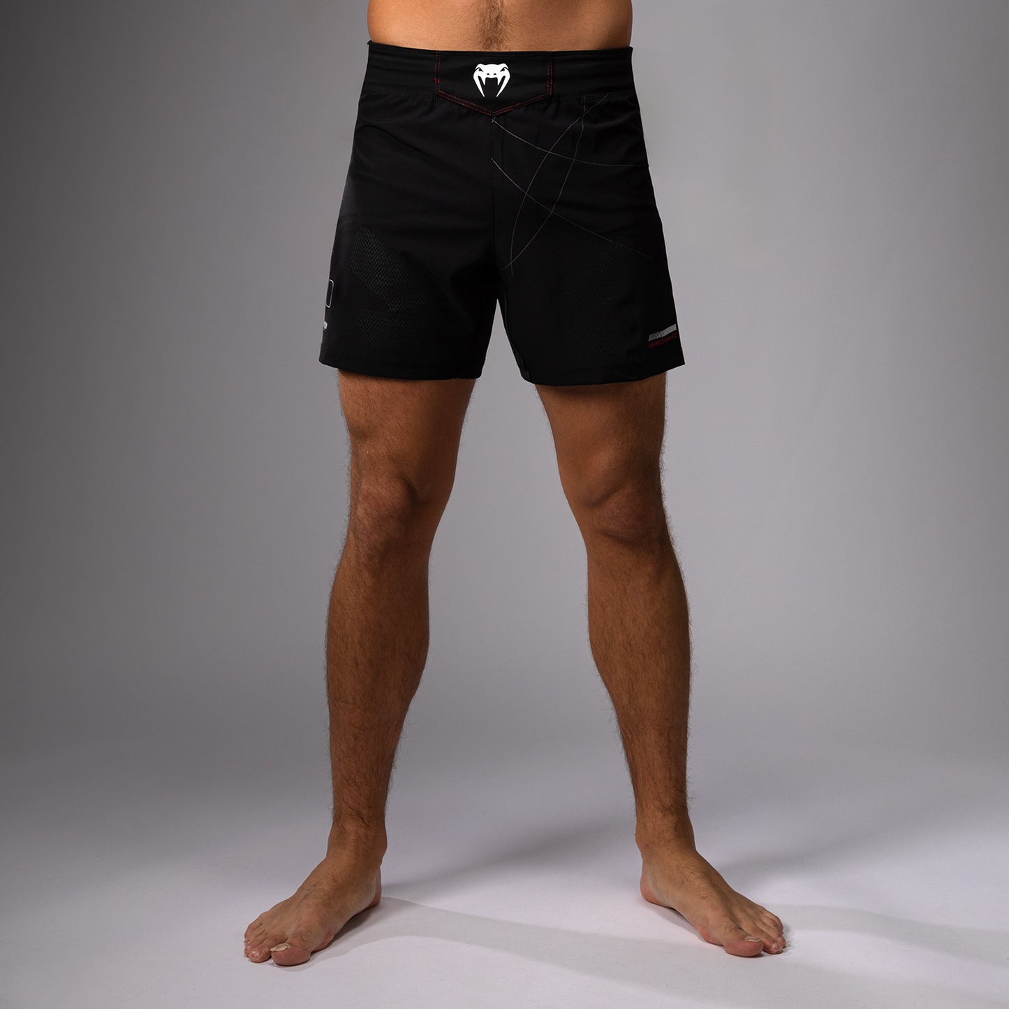 Venum Tactical XT Wedstrijdshort voor heren - Zwart/Vuurrood