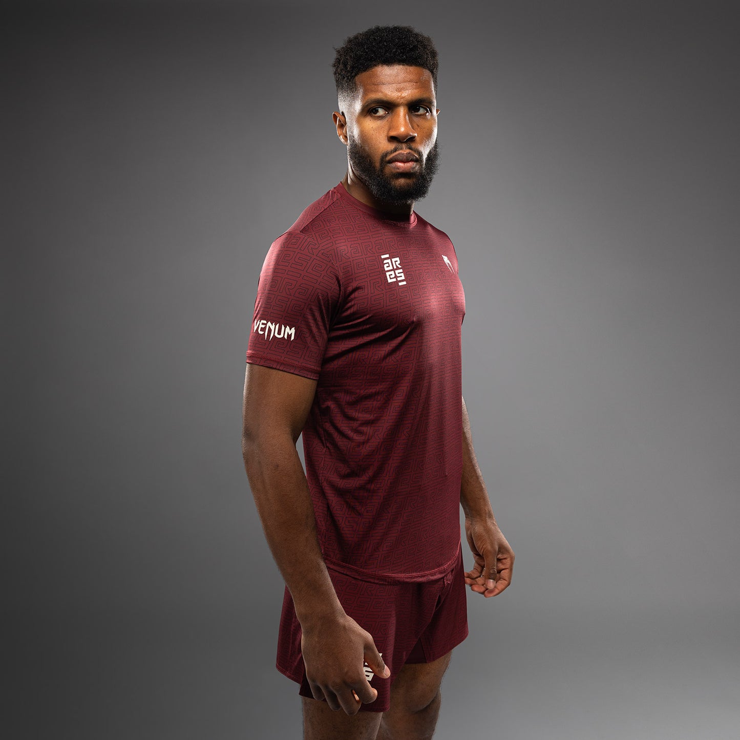 Venum x Ares Heren Dry-Tech Shirt - Bordeaux