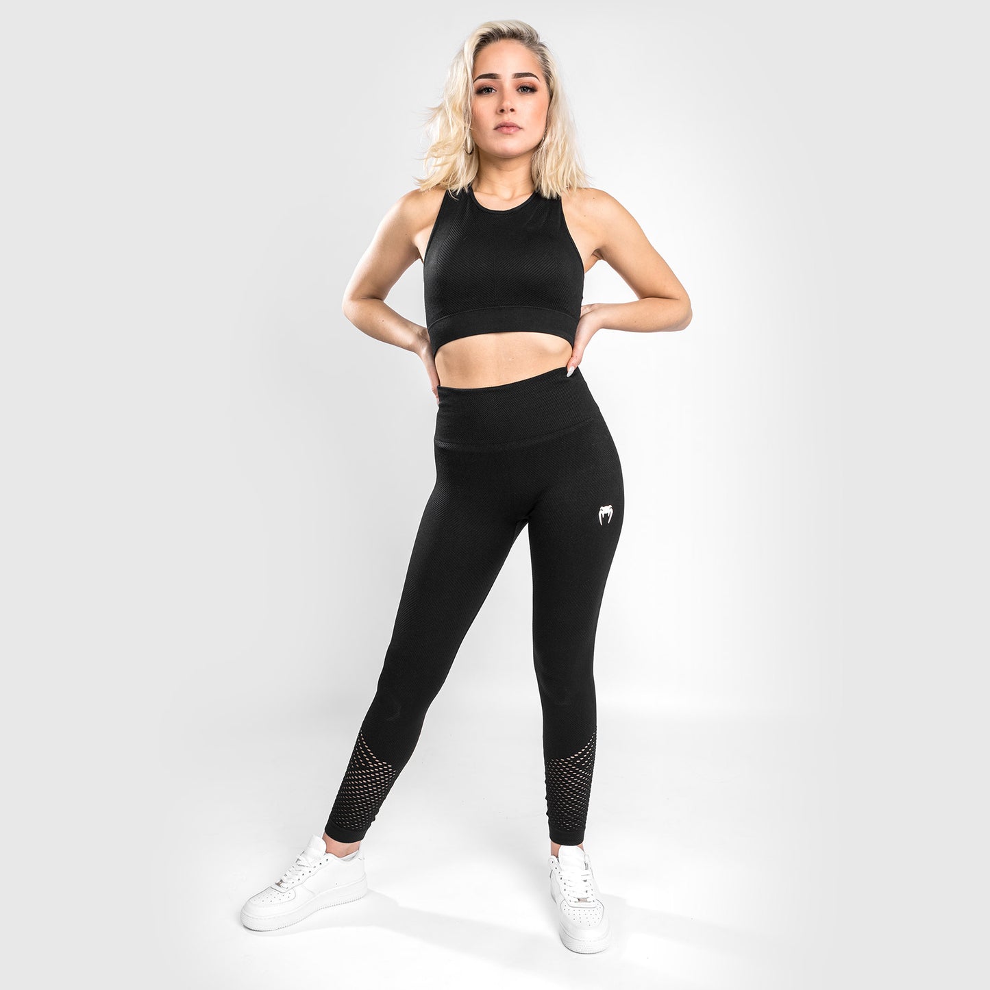 ⅞ legging Venum Sparring Seamless  - Zwart