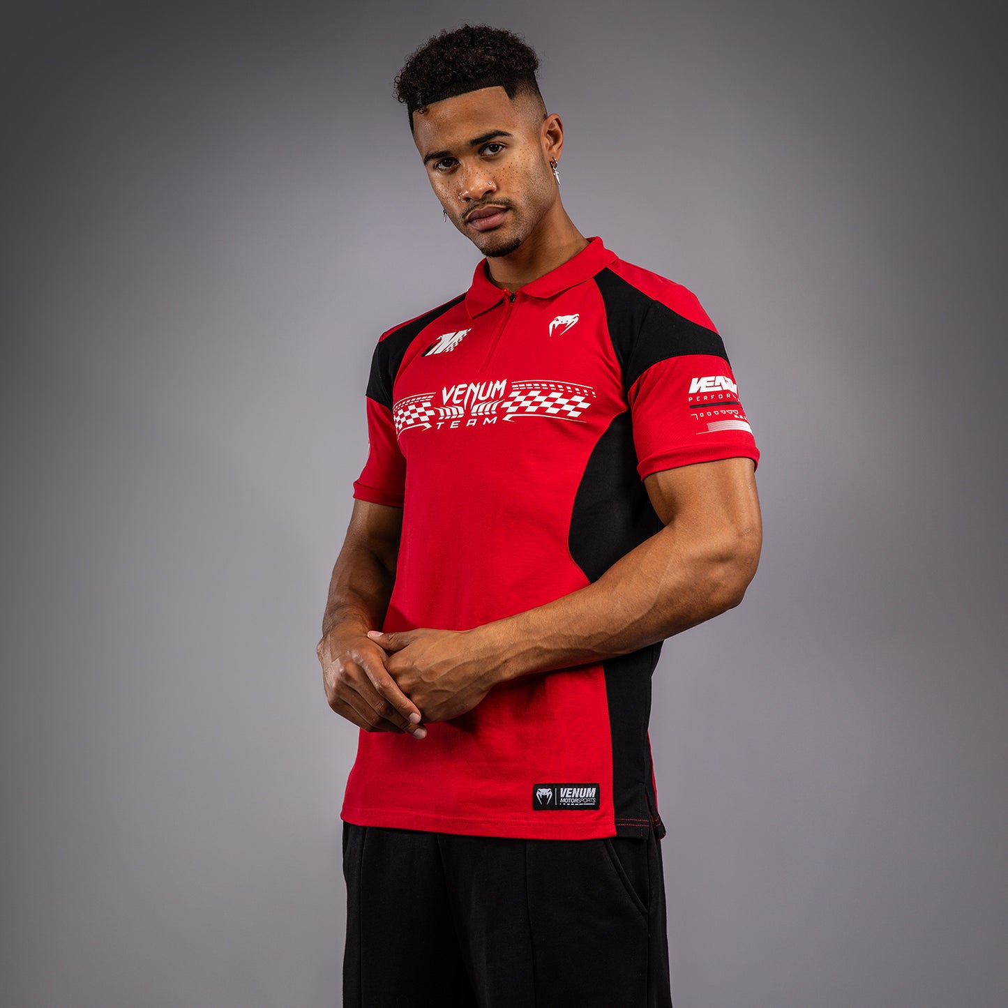 Venum Motorsport Katoenen Polo - Racer Rood