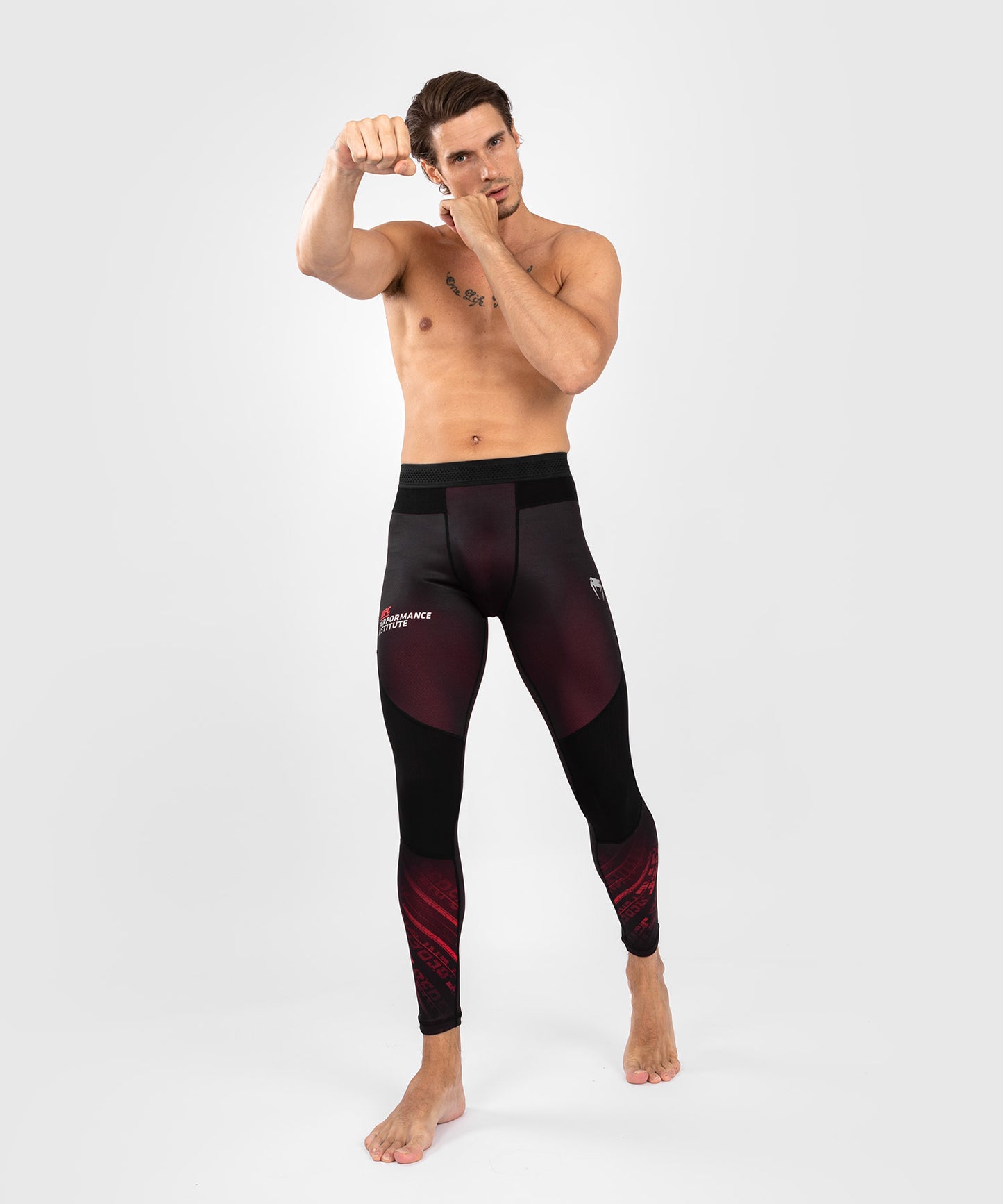 UFC Performance Institute 2.0 Heren Performance Tight - Zwart/Rood