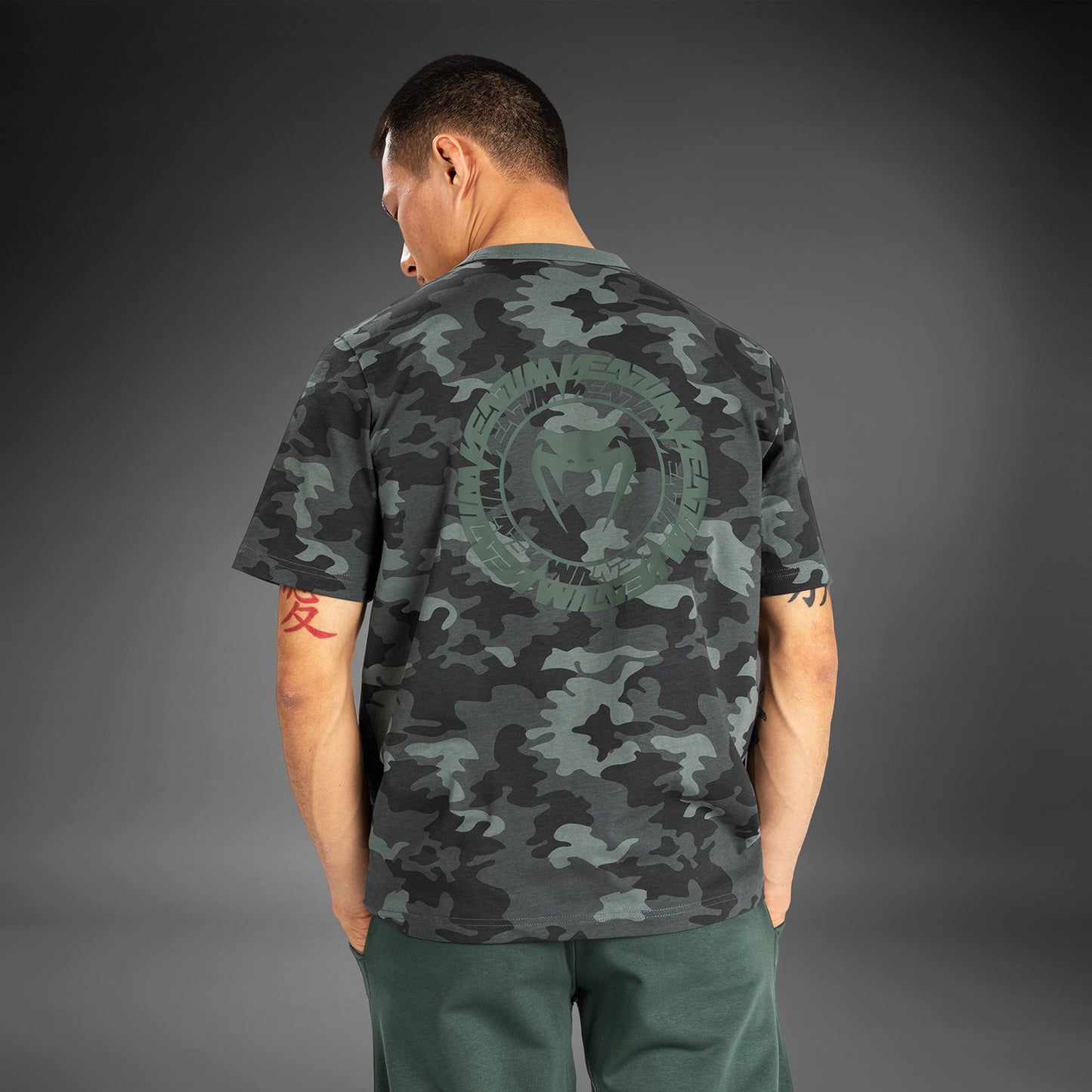 Venum Vortex XL Heren T-Shirt - Khaki Camo