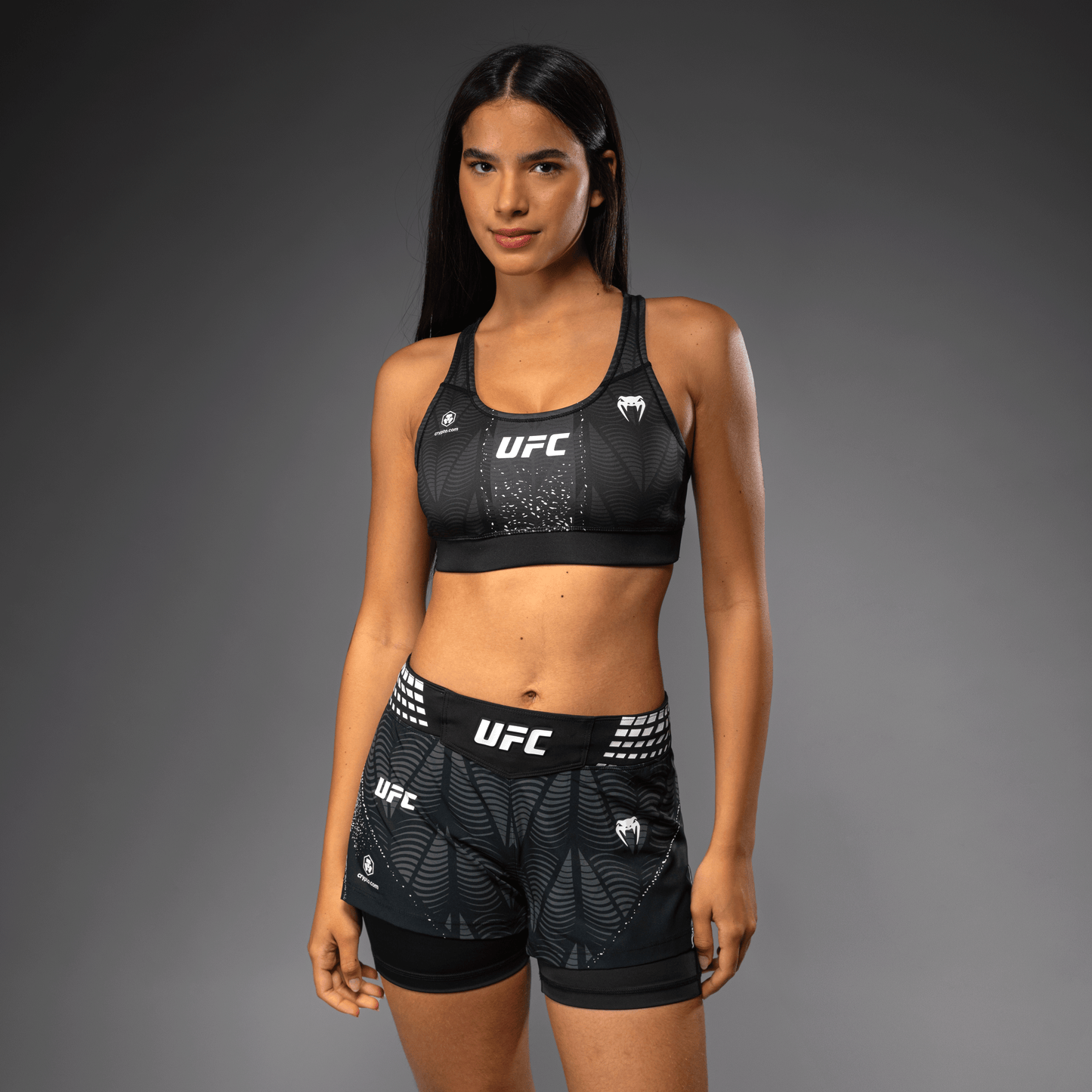 UFC Zenith by Venum Authentic Fight Night Sport-BH Dames - Zwart