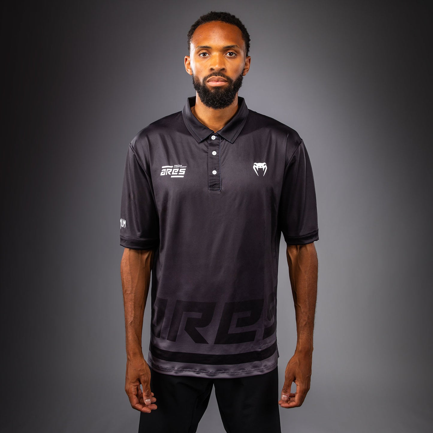 Venum x Ares Polo - Zwart