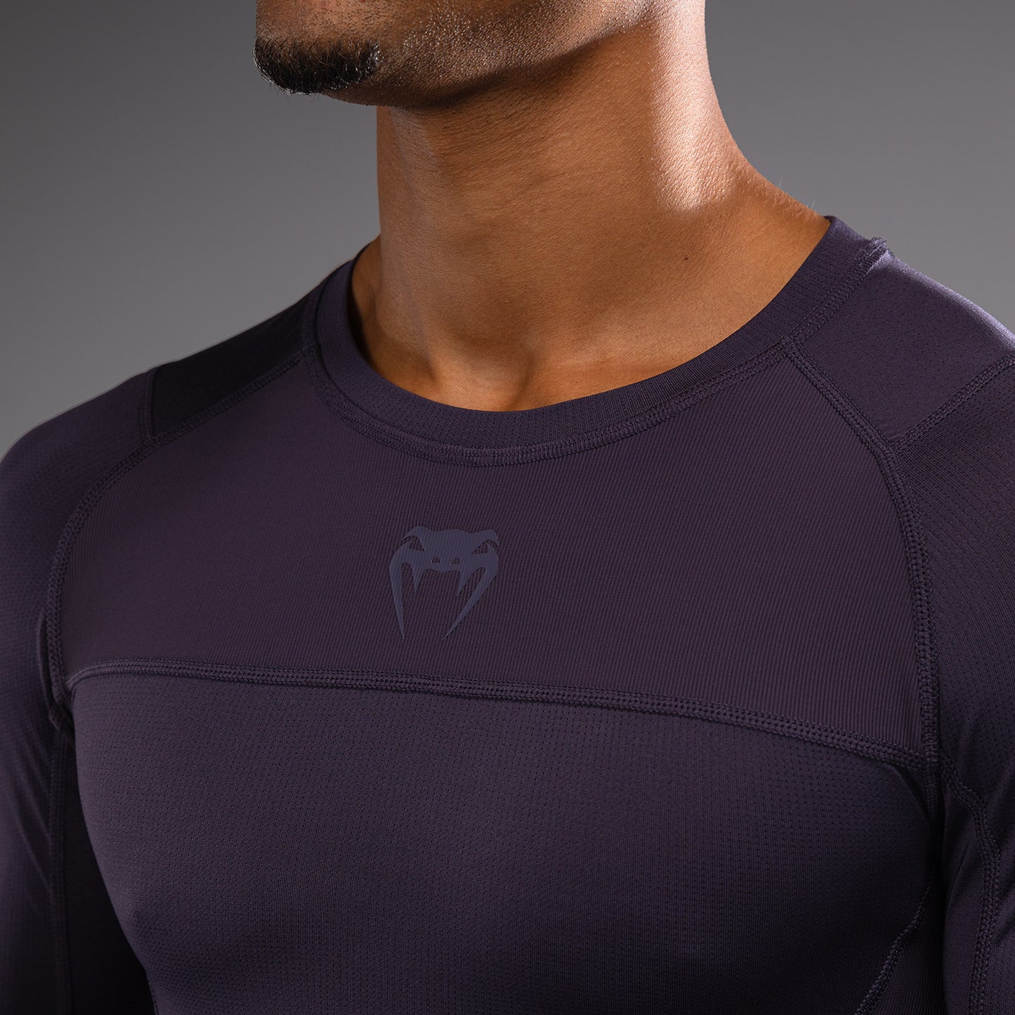 Venum G-Fit Air Lange Mouw Rashguard Heren - Donkerpaars