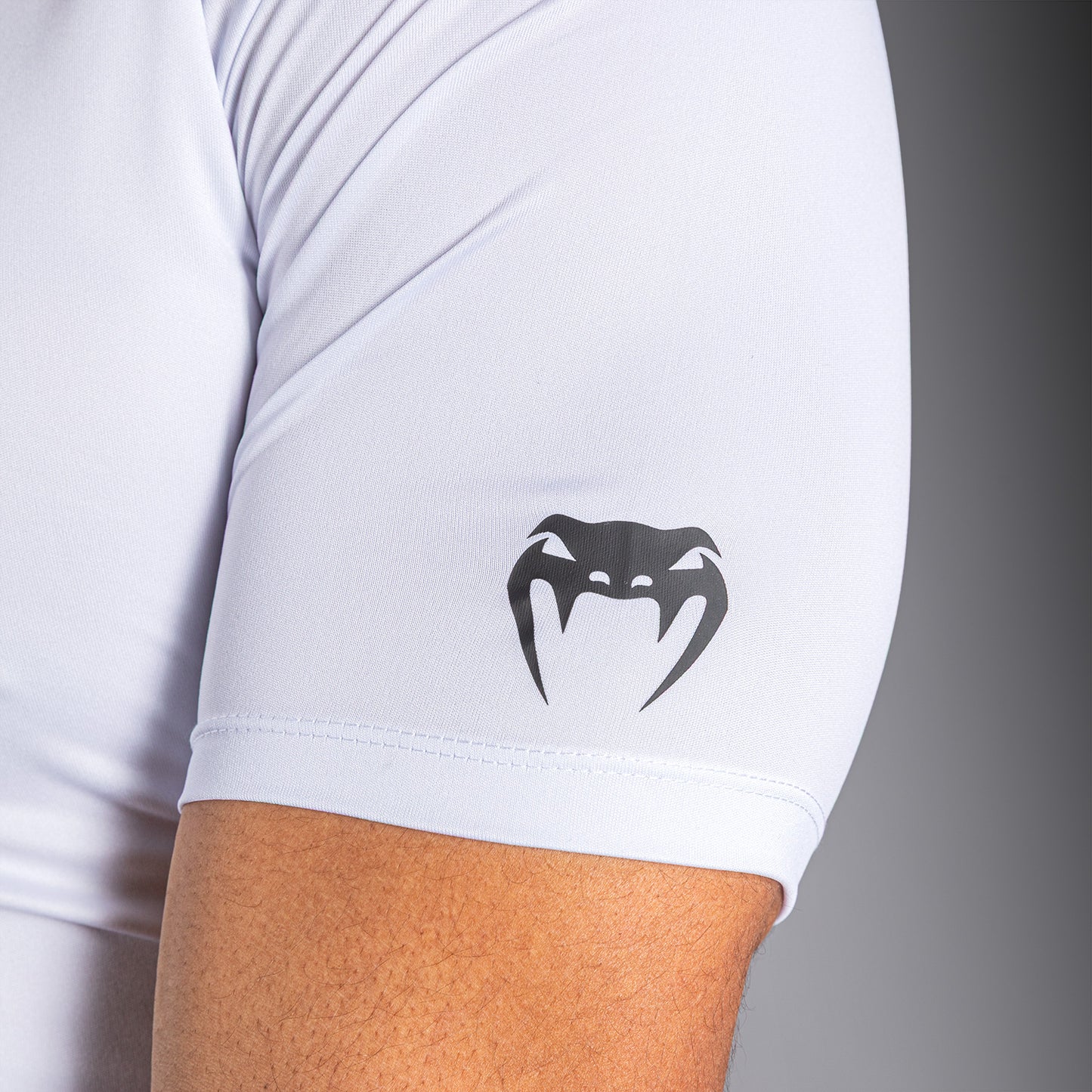 Venum Lineup Compressie T-shirt met halve mouwen - Wit/Zwart