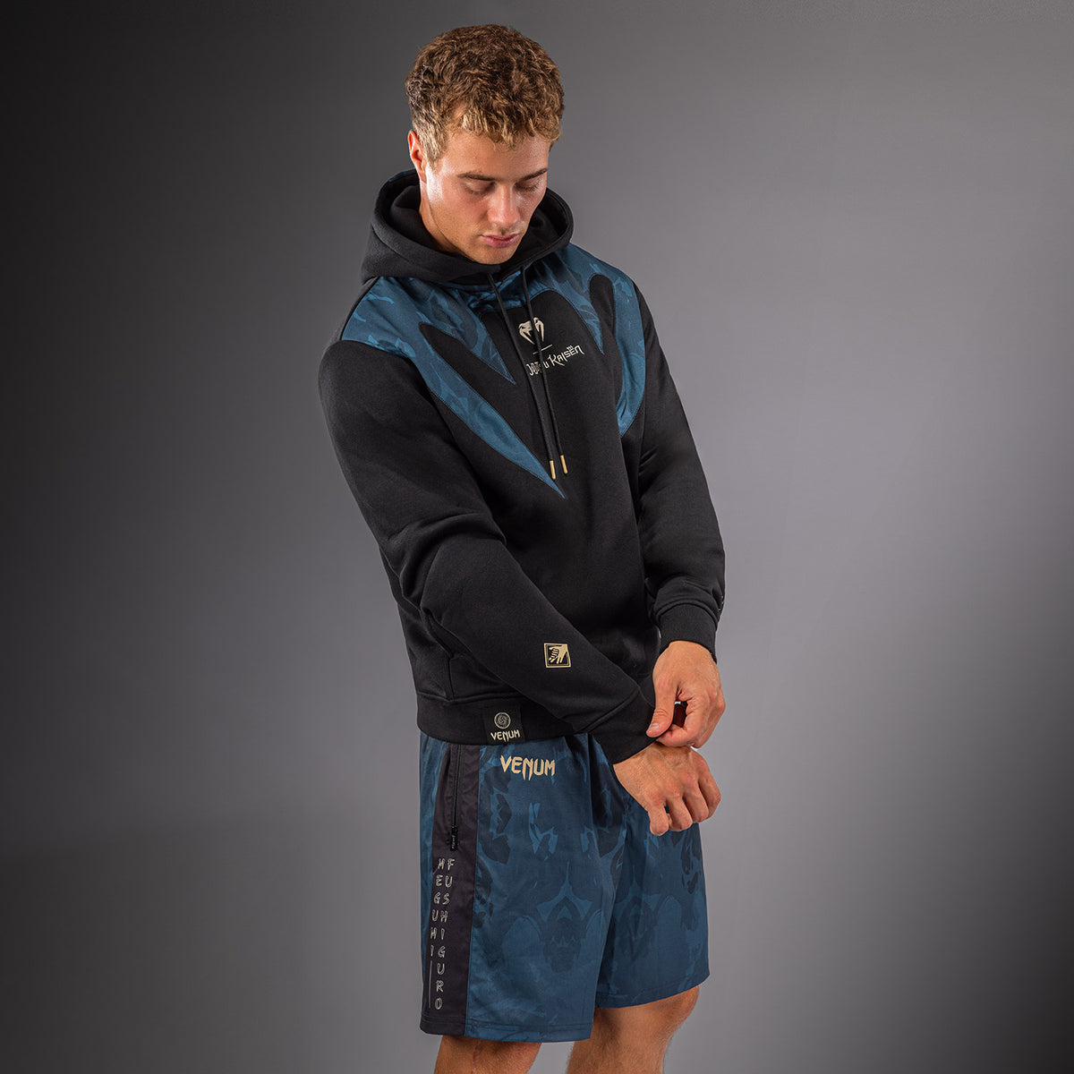 Jujutsu Kaisen x Venum Fushiguro Hoodie – Oceaan Blauw